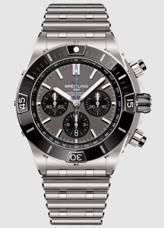 Breitling Super Chronomat B01 44 Titanium Replica Watch EB0136251M1E1